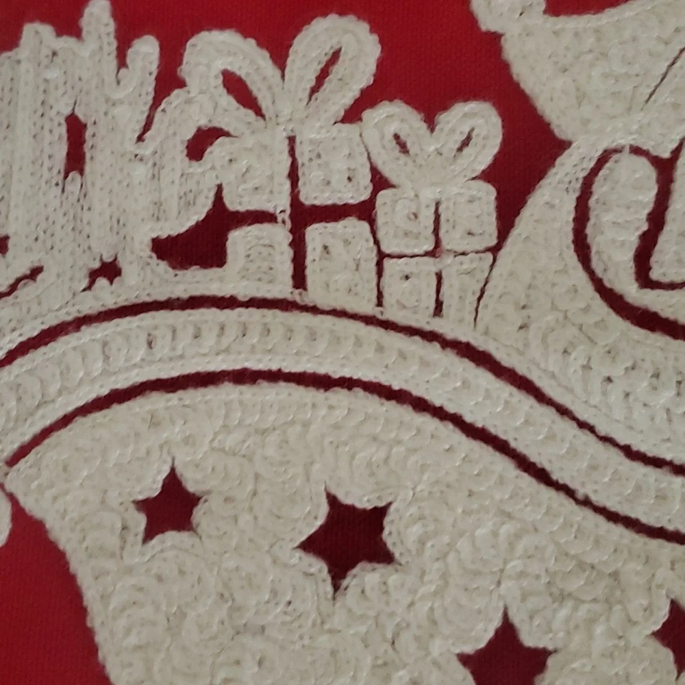 2D Santa Pillow Cover